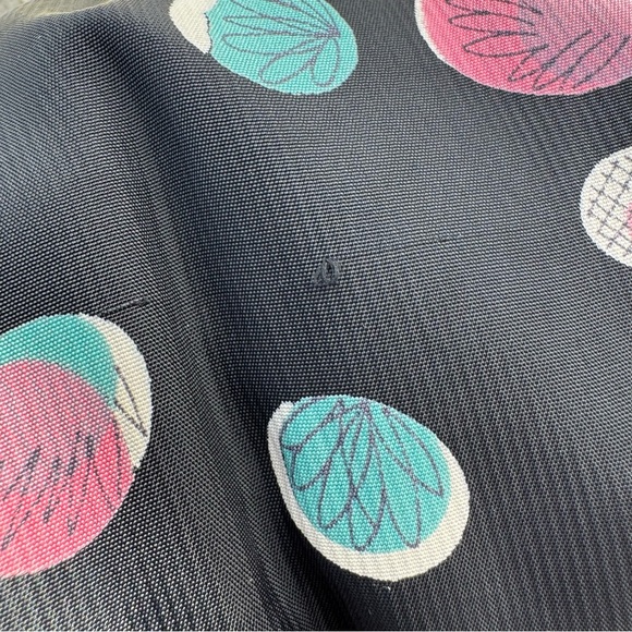 1940s Party Lines by Domb Maxi Dress Abstract Polka Dot Puff Sleeve Size XS / S - Picture 4 of 11